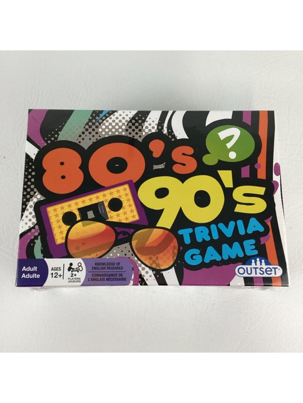 80's 90's Trivia Game Adult Party Pop Culture Decades 2018 Outset Sealed New